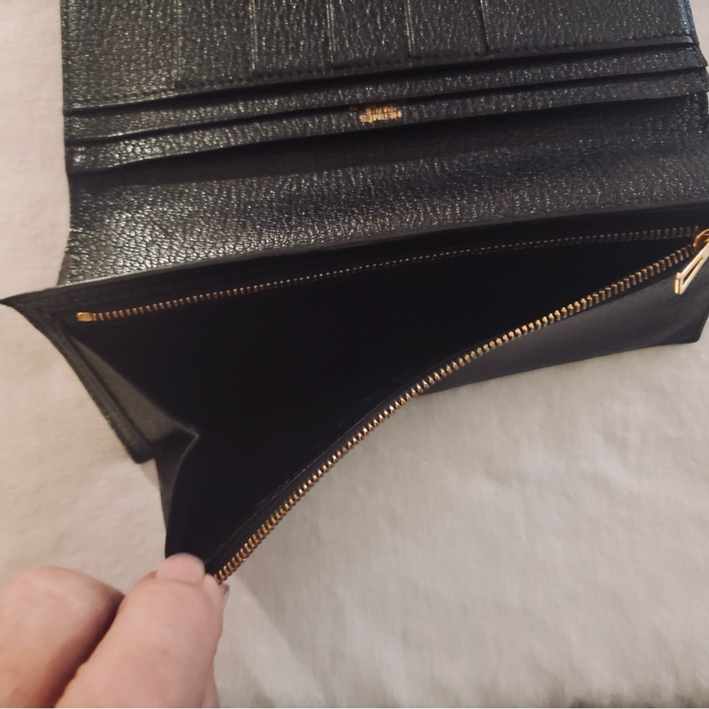 Hermes Black Clutch with Gold Accent - Picture 5 of 7